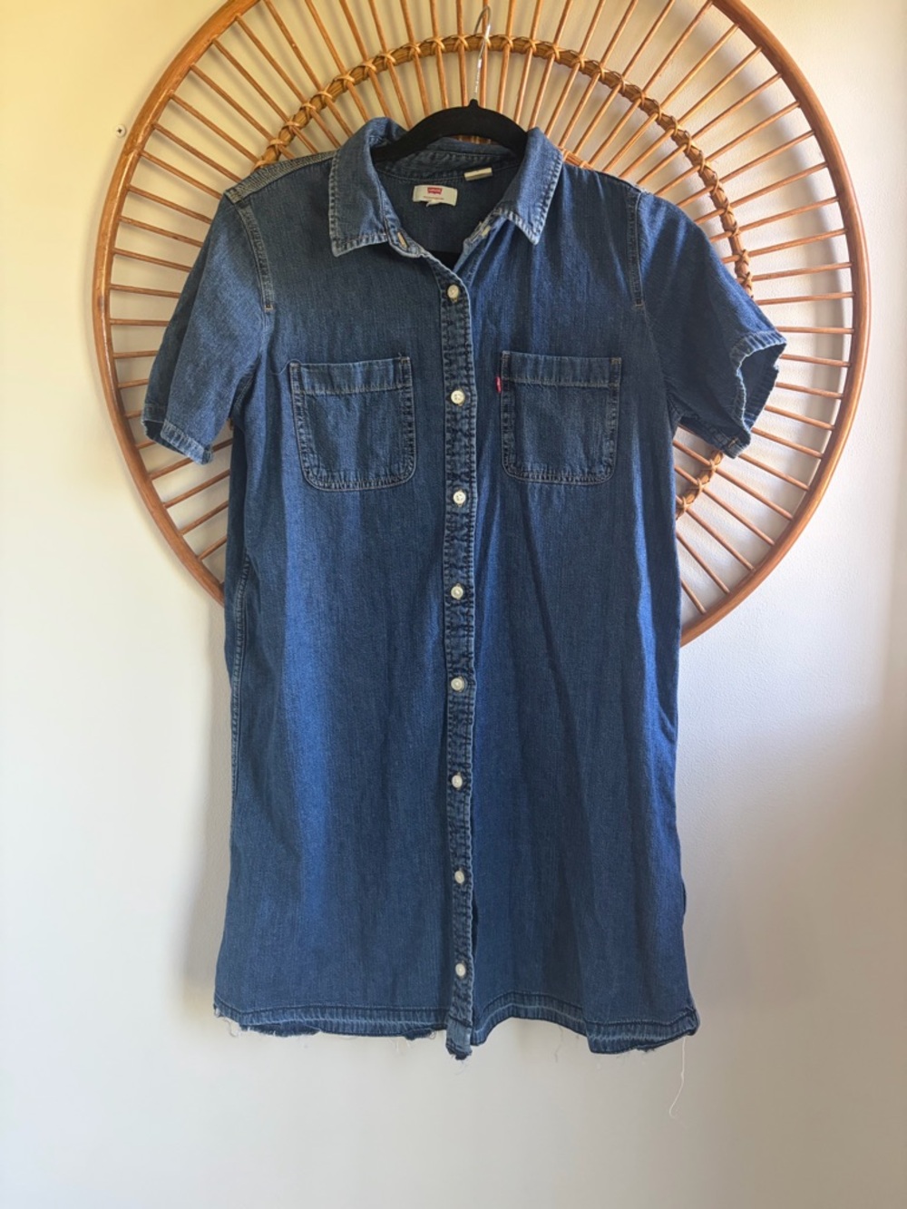 Levi's Women's Louisa Short-Sleeve Collared Denim Dress